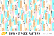 Brushstroke Seamless Pattern Bundle, a Pattern Graphic by LemonDesign (Thumbnail 3 of 8)