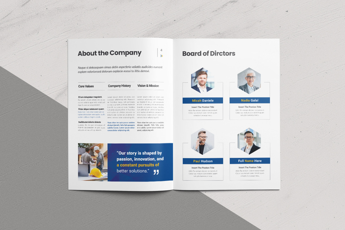 HR / Employee Handbook Design, a Brochure Template by Creativity-Design