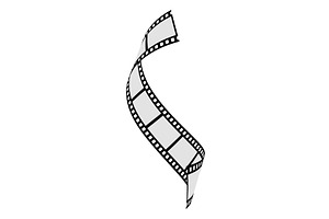 Cinema Strip Template. Decorative