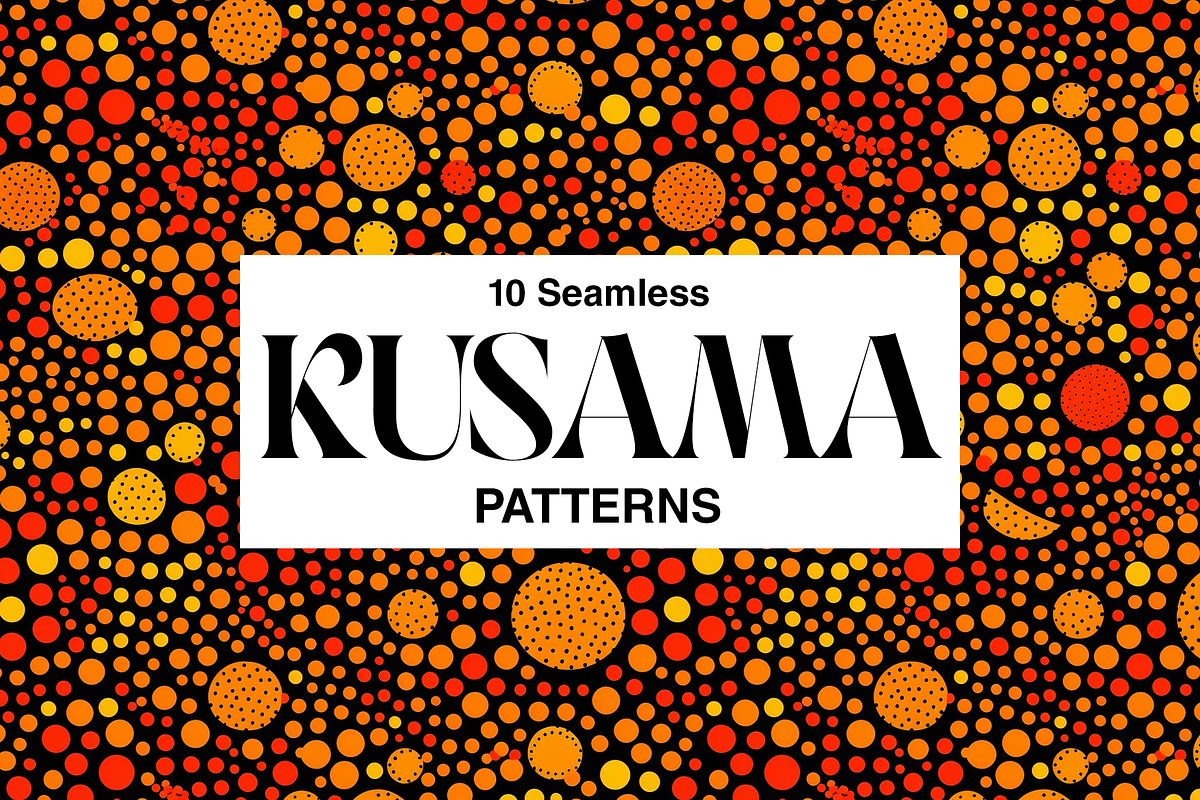 10 Art Series Patterns: Kusama, a Pattern Graphic by Motifs (Photo 5 of 12)