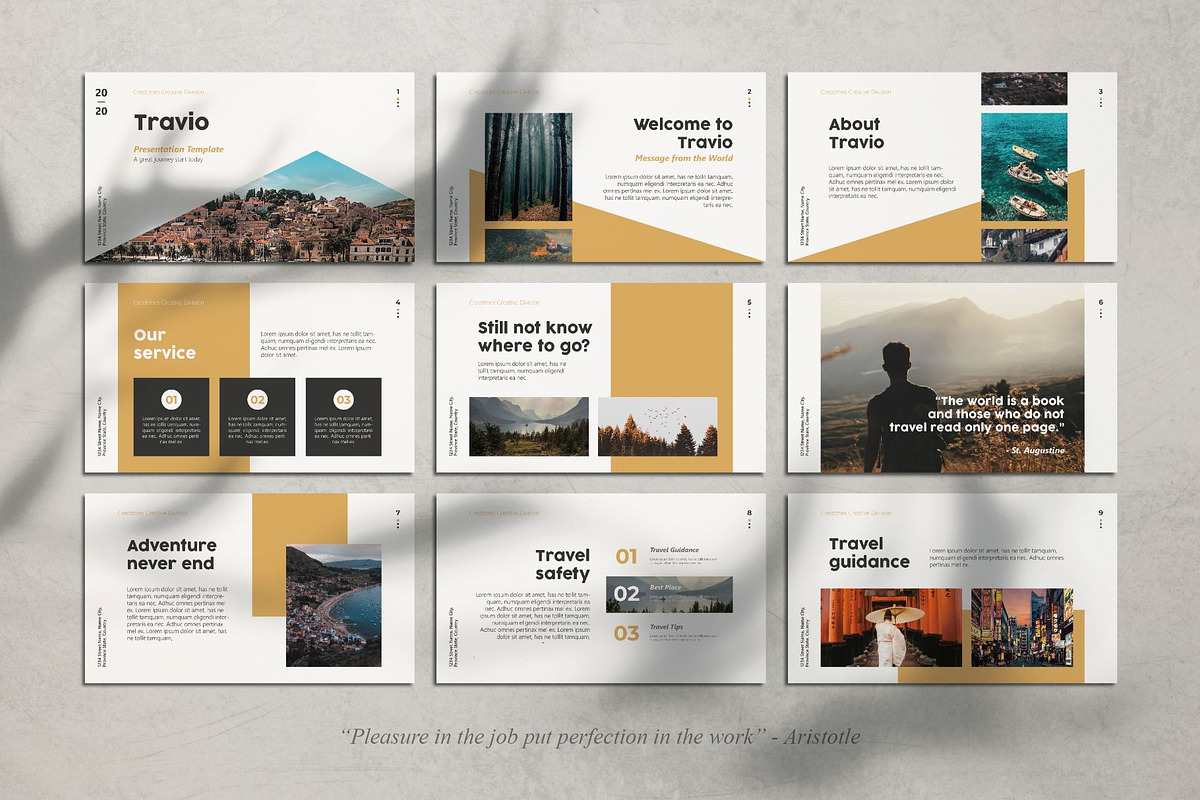 Travio Presentation Template, a Presentation Template by 730 Studio (Photo 6 of 9)