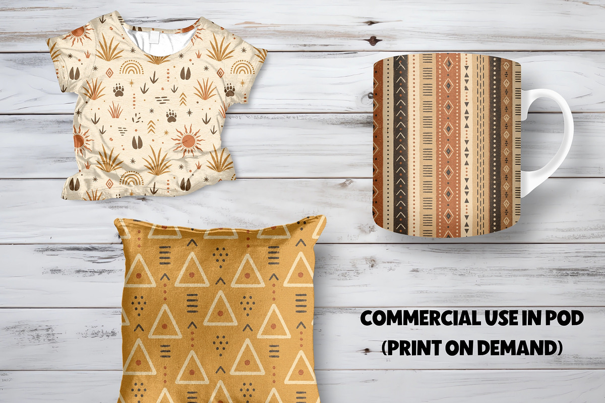African Seamless Digital Papers, a Pattern Graphic by LA Design (Photo 7 of 10)