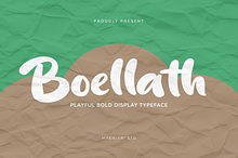 Boellath - Playful Bold Display Font