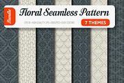 Floral Seamless Patterns, a Pattern Graphic by TAlex (Thumbnail 1 of 8)