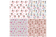 Girls Birthday Pattern, an Illustration by DreamPrint404 (Thumbnail 3 of 5)