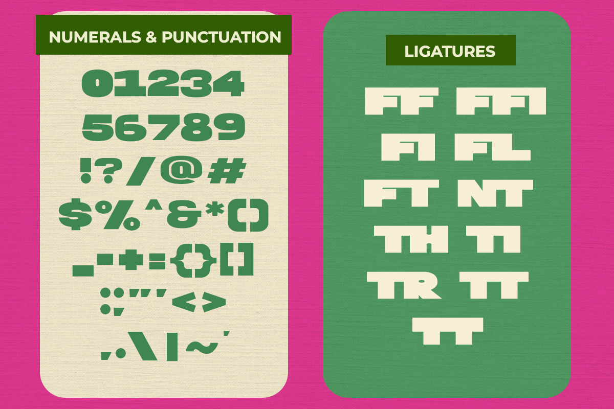 The Bold Taffi - Big Sans Serif, a Sans Serif Font by Scratch Design (Photo 14 of 15)