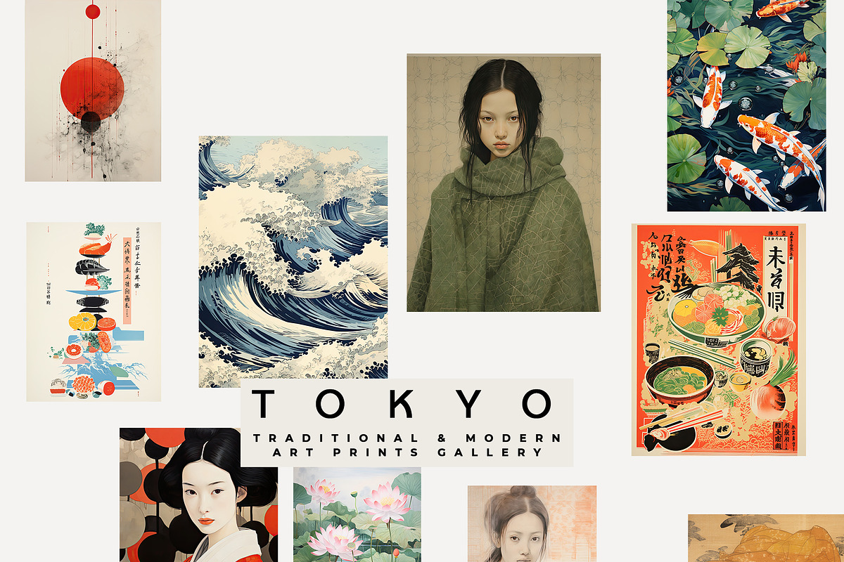 TOKYO 東京 PRINTS GALLERY, a Background Graphic by Lana Elanor (Photo 7 of 8)