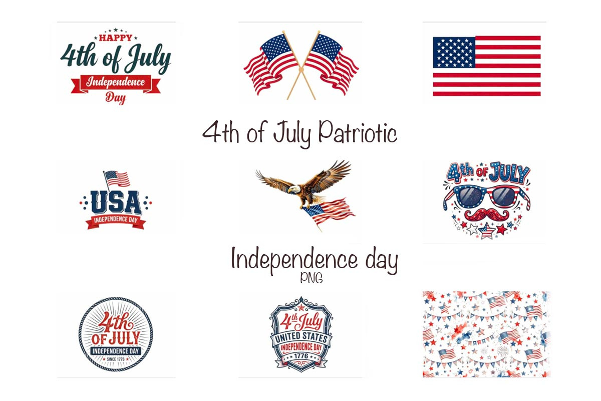 4th of July Patriotic Independence, a Seasonal Illustration by VetalStock (Photo 2 of 3)