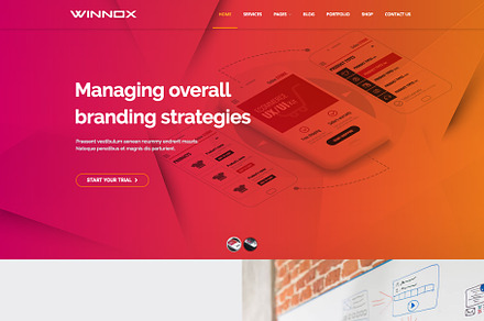 Winnox Creative WordPress Theme
