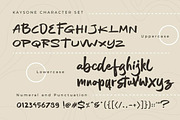 KAYSONE - Handwritten Script, a Script Font by Olexstudio (Thumbnail 8 of 9)