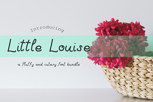 Little Louise, a cutesy font