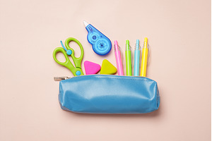School stationery, school supplies