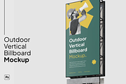 Outdoor Billboard Mockup, an Advertising Mockup by graphicsauce (Thumbnail 1 of 4)