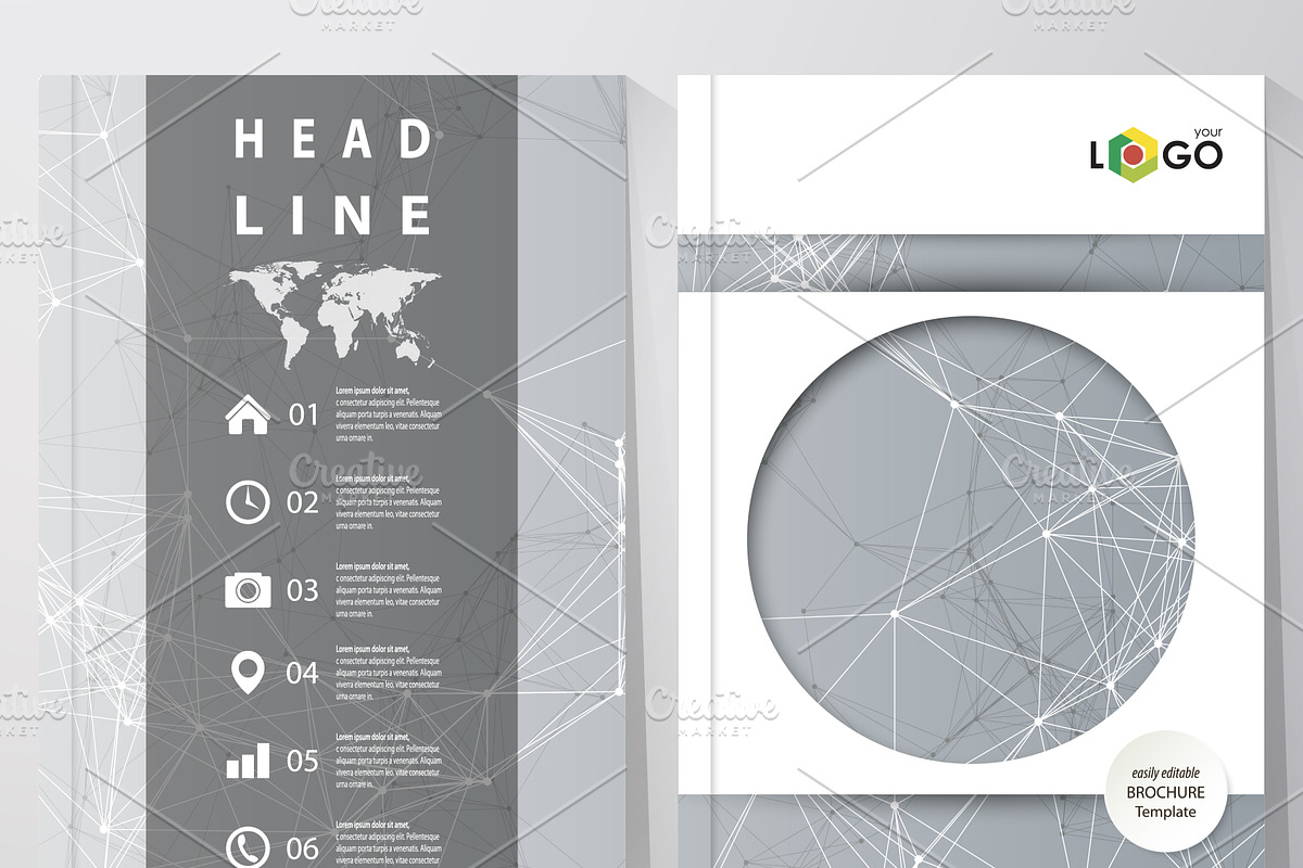 Mega Pack templates, a Brochure Template by VectorShop (Photo 47 of 102)