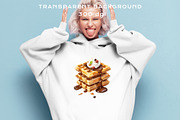 Waffles Syrup Pancakes Sweets Brunch, a Food Illustration by Rabbit Heart (Thumbnail 6 of 9)