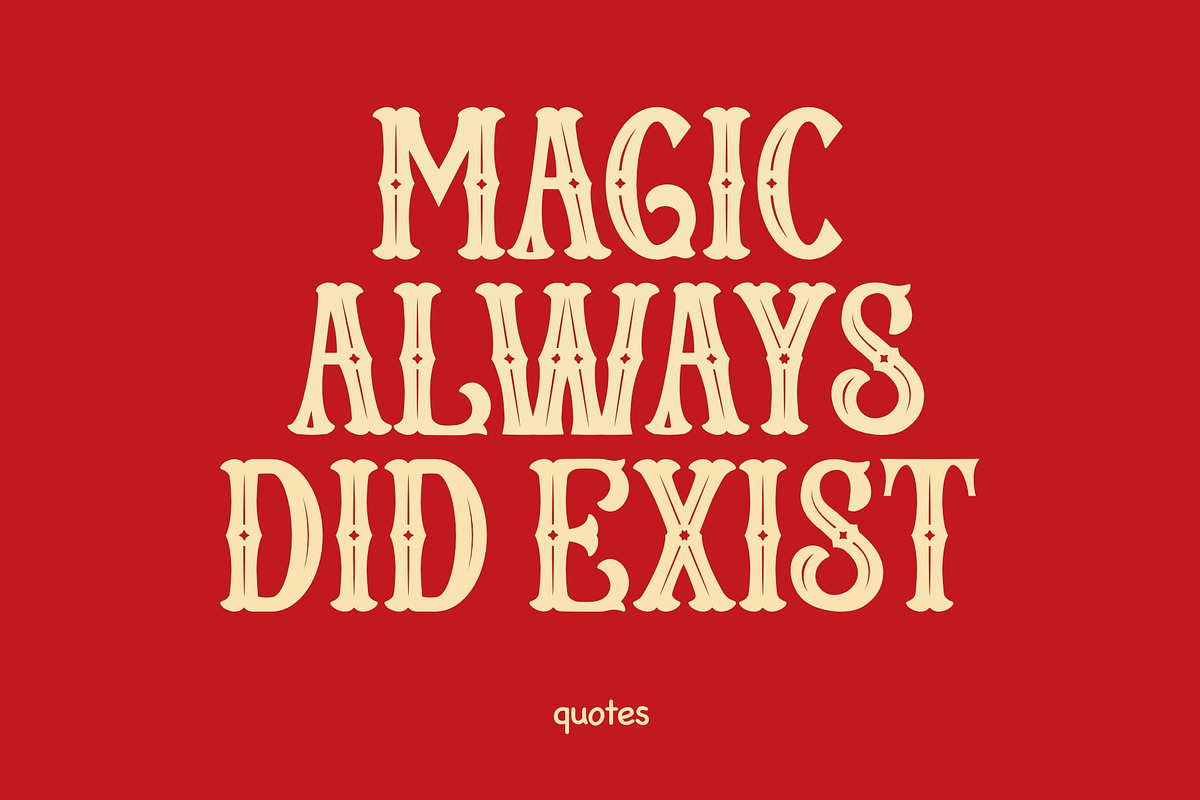 Circus Christmas Font - Fancy Font, a Serif Font by ariodsgn (Photo 8 of 9)