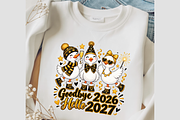 Glittery New Year Bird Celebration, a Seasonal Illustration by Printable Design Store (Thumbnail 2 of 5)