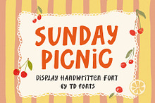 Sunday Picnic Bold Handwritten Font