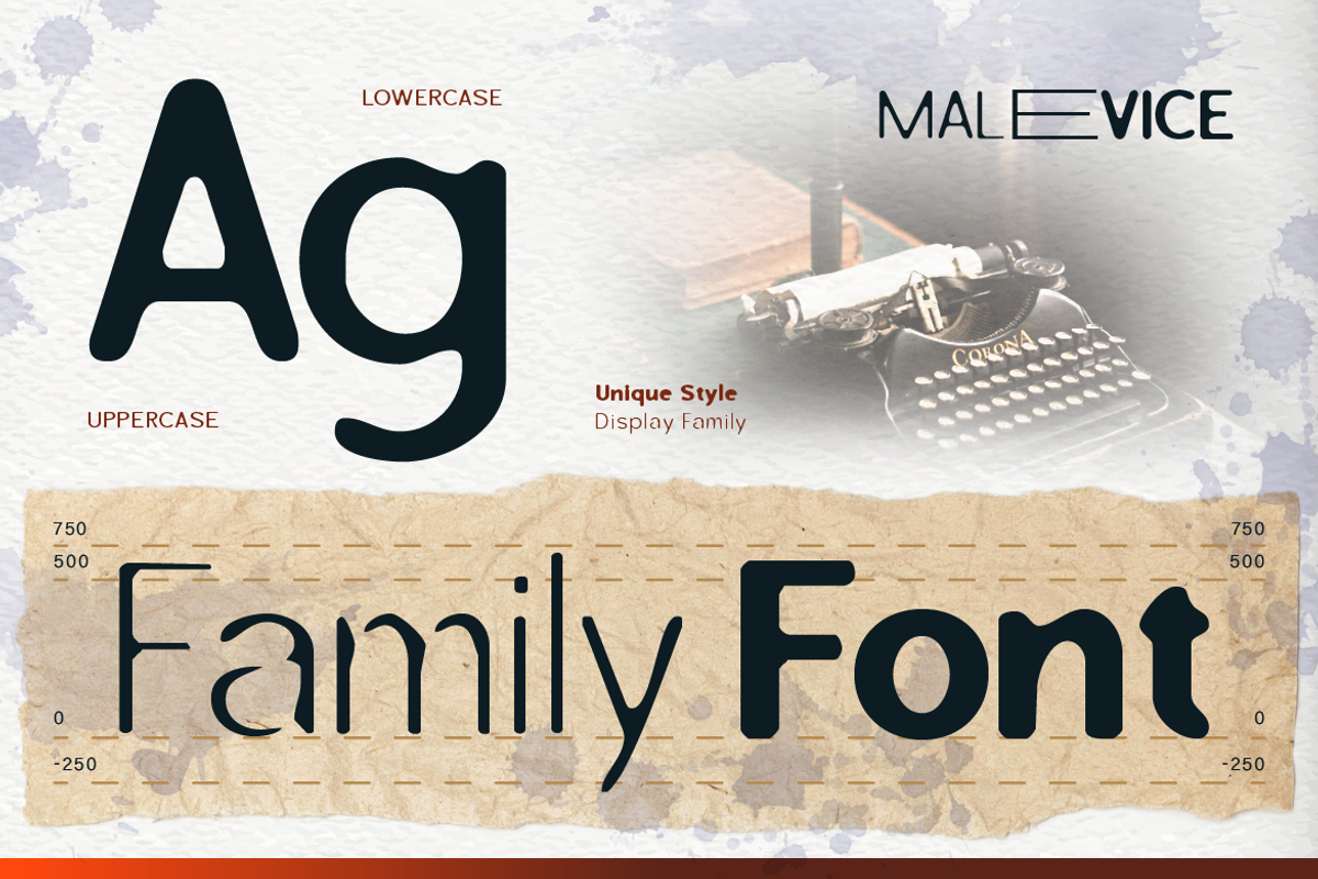 Malevice Inkbleed | 9 Weight, a Sans Serif Font by Burntilldead (Photo 7 of 13)