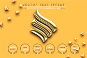 Realitic Gold - Editable Text Effect, a Layer Style Add-On by rwgusev (Thumbnail 3 of 5)