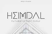 Heimdal, a Sans Serif Font by Drizy (Thumbnail 1 of 5)