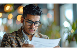 Young professional man with glasses, a Business Photo by Igor Tichonow