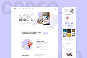 Codeo - Agencies Website Template, a HTML Template by TemplatesJungle (Thumbnail 1 of 2)