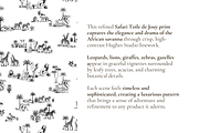 Refined Safari Toile de Jouy Pattern, a Wallpaper Graphic by Hughes Studio (Thumbnail 3 of 8)