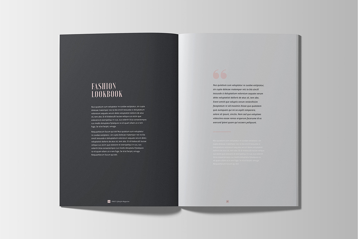 Luxury Lookbook Magazine, a Magazine Template by Layout Design (Photo 8 of 10)