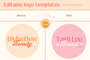 Beauty Logo Design Template Canva, a Branding & Logo Template by Hell Yeah Designs (Thumbnail 5 of 5)