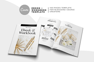 Minimalist Mega Workbook Canva