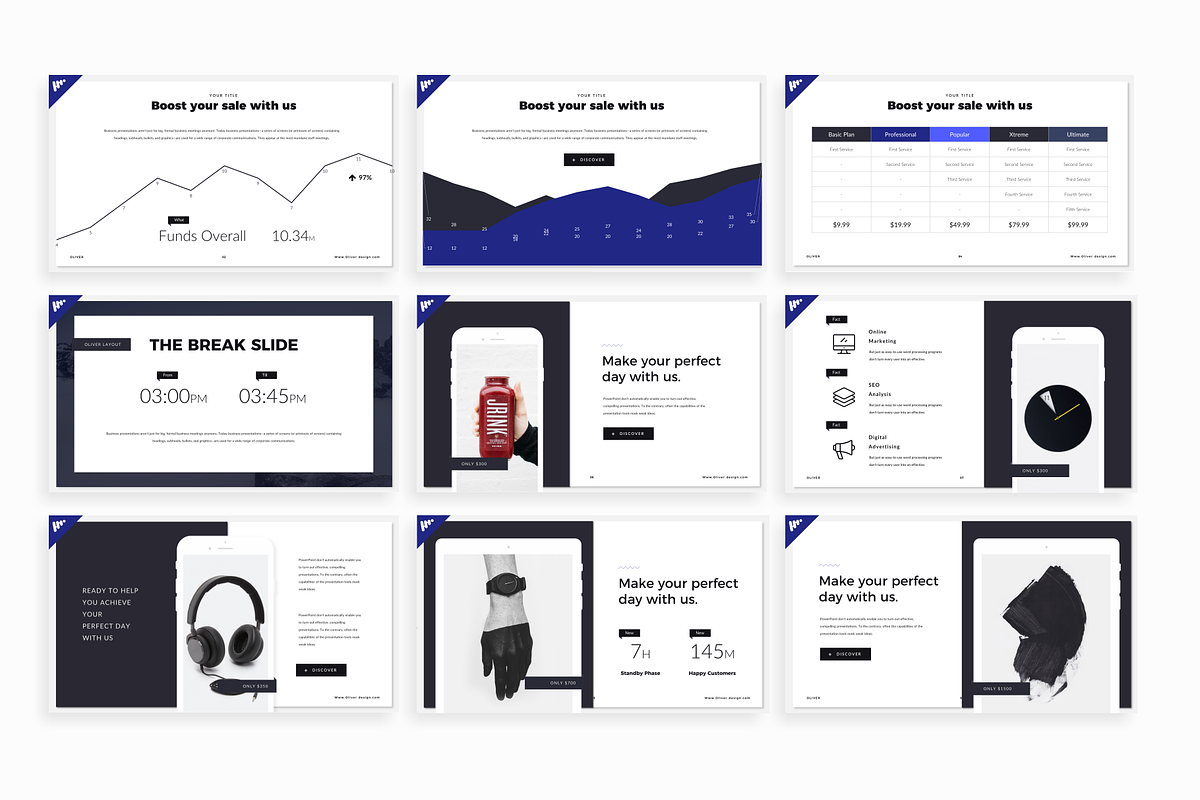Oliver Powerpoint template, a Presentation Template by Mikokit (Photo 13 of 16)