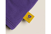 Fabric label embroidery mockup, a Shirt Mockup by mockupocka (Thumbnail 10 of 16)