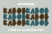 Kabob - Bold | Handwritten | Display, a Font by Kreativ Space (Thumbnail 6 of 10)