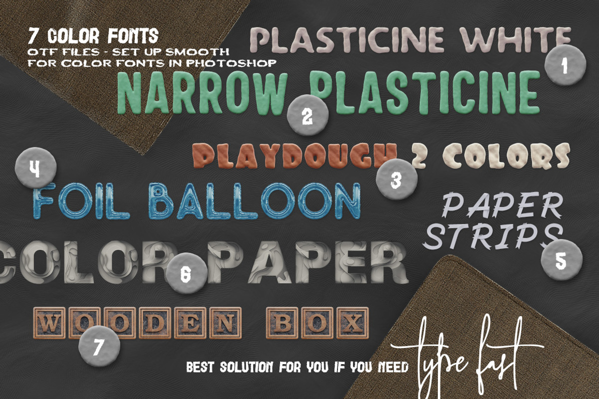 Plasticine Typography Creator, a Background Graphic by TVartworks (Photo 26 of 42)