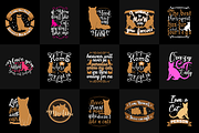 20 Cat Quotes SVG Files Vol 1, an Animal Illustration by Tosca Digital (Thumbnail 2 of 3)