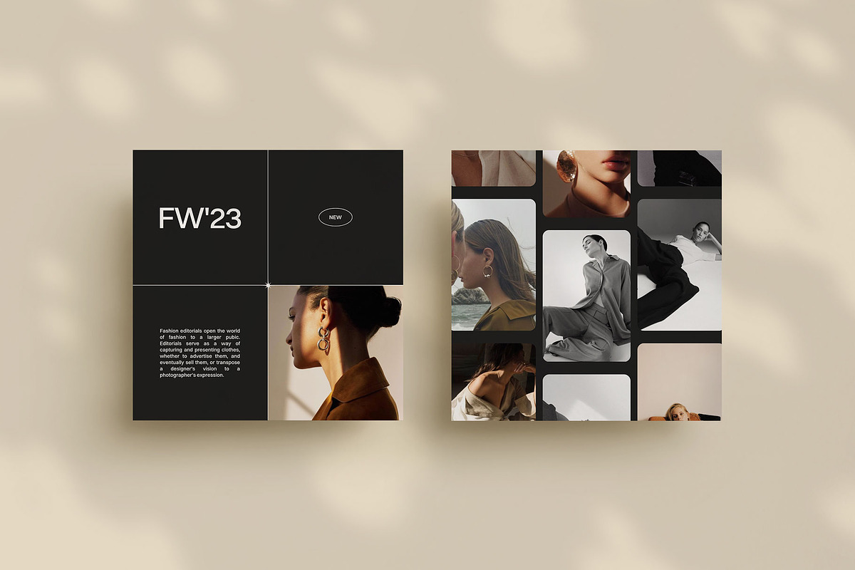 Editorial Instagram Post, a Social Media Template by Moscovita Studio (Photo 2 of 18)