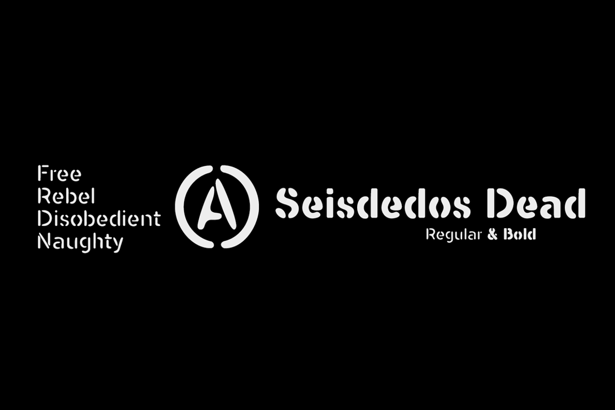 Seisdedos Dead Stencil -2 Fonts-