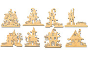 Halloween Haunted House SVG Template, an Object Graphic by DreamCafeArt (Thumbnail 5 of 6)