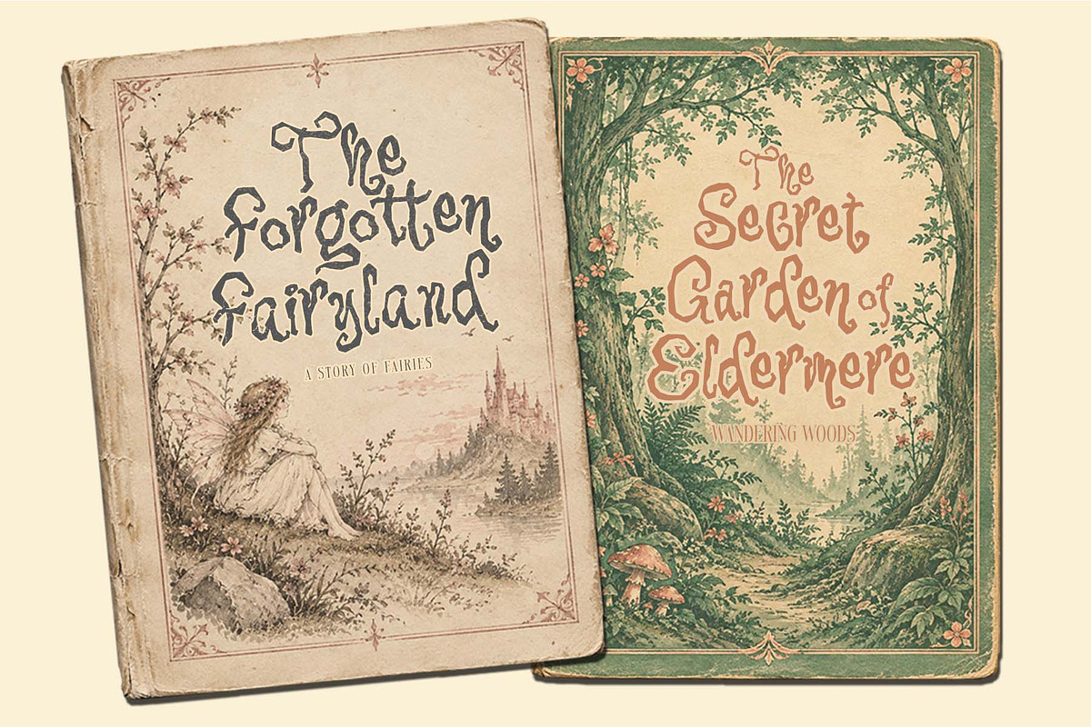 Ragwrit Fairyland Whimsical Font, a Handwritten Font by Littlehand (Photo 4 of 9)