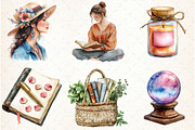 Boho Summer Clipart, an Illustration by Libby Wishes (Thumbnail 3 of 6)