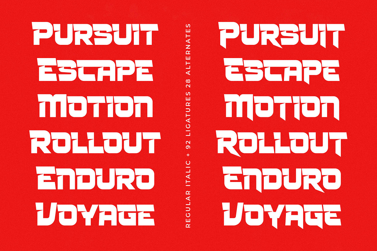 Rocket Track Modern Racing Font, a Sans Serif Font by timelesstype.co (Photo 5 of 20)