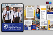 School Digital Brochure Template, a Brochure Template by BrandPacks (Thumbnail 1 of 6)