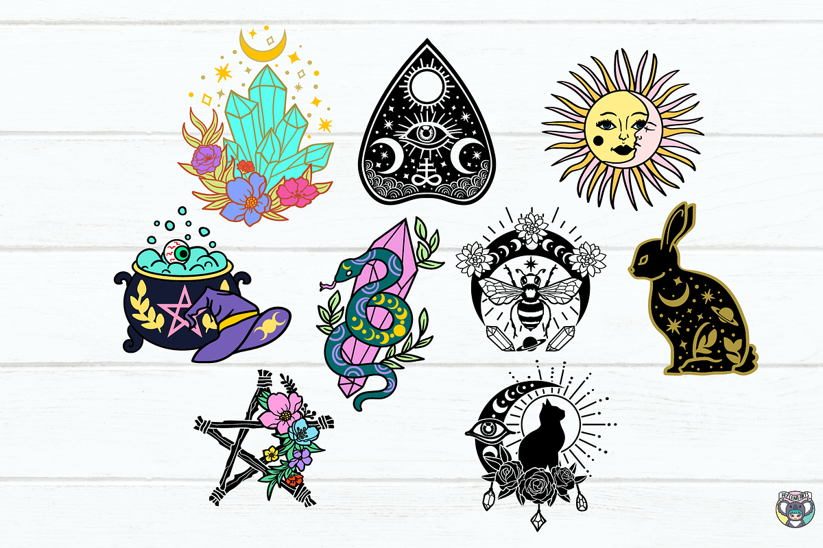Halloween svg Bundle, Mystical svg, an Object Graphic by HeyLenaArts (Photo 5 of 6)
