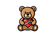 Cute Teddy Bear Love Vector Bundle, an Illustration by Designs_River (Thumbnail 29 of 51)