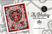My Valentine, an Illustration by WhiteRiverStudio (Thumbnail 2 of 11)