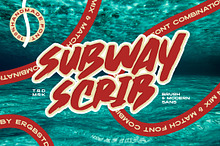 Subway Scrib - Font Duo