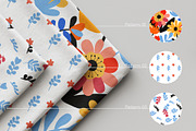 Scandinavian Floral Abstract Pattern, a Pattern Graphic by Asya Melkonyan Patterns (Thumbnail 4 of 20)