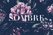 Sombre, Hand painted Watercolours!, a Pattern Graphic by Pink Linen (Thumbnail 1 of 11)