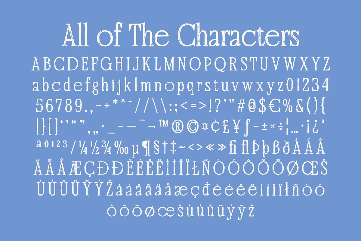 CS Qeisya Stamp, a Serif Font by Craft Supply Co. (Photo 8 of 8)